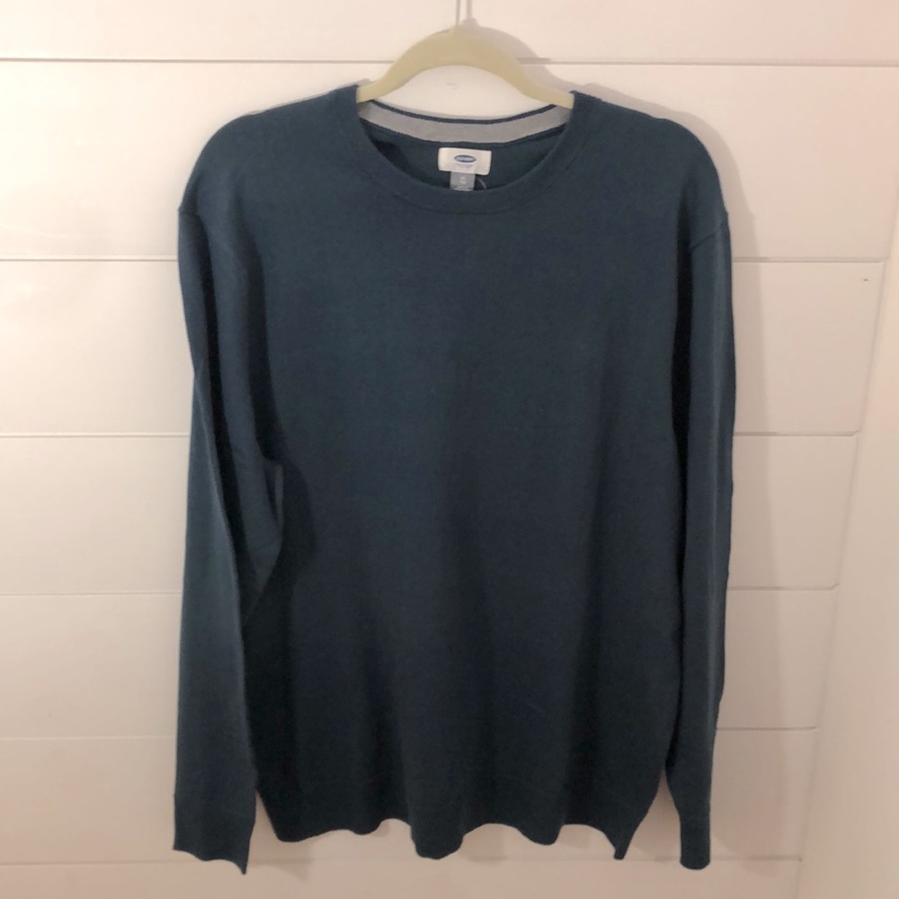 Old Navy Men’s XL sweater. NWT! Teal green